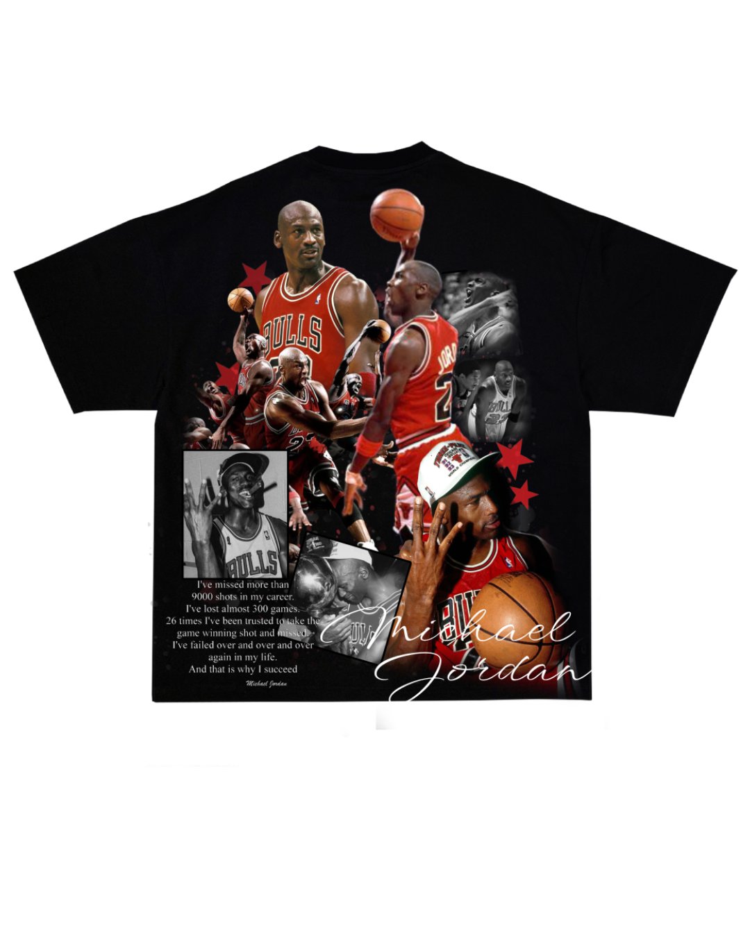 Red Jordan Back Tee