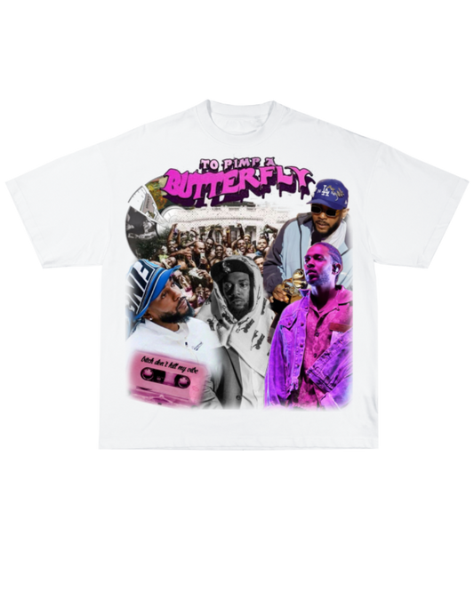 Pink&Blue Kendrick Lamar Tee