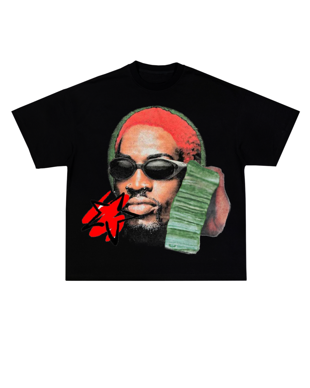 Green&Red Rodman Tee