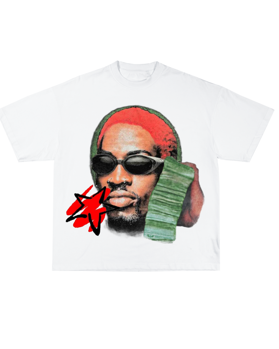 Green&Red Rodman Tee